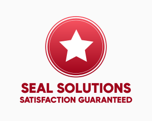 Seal - Round Star Seal logo design