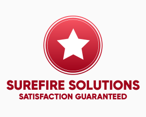 Guarantee - Round Star Seal logo design