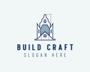 Building Home Architecture logo design