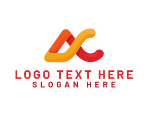 Letter Ng - Tech Letter AC logo design
