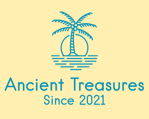 Blue Beach Resort  logo design