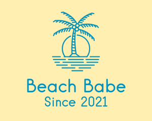 Blue Beach Resort  logo design