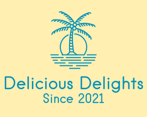 Blue Beach Resort  logo design