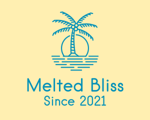 Blue Beach Resort  logo design