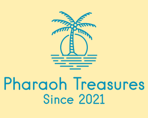 Blue Beach Resort  logo design