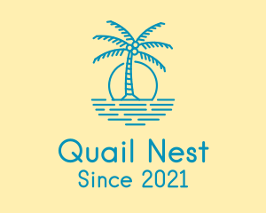 Blue Beach Resort  logo design