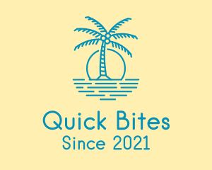 Blue Beach Resort  logo design