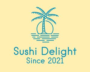 Blue Beach Resort  logo design