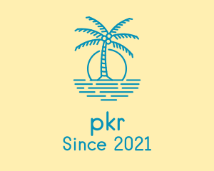 Blue Beach Resort  logo design