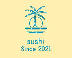 Blue Beach Resort  logo design