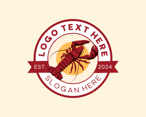 Badge - Seafood Lobster Restaurant logo design