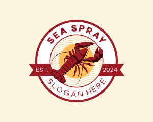 Seafood Lobster Restaurant logo design