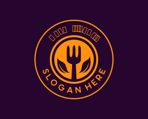 Kitchen - Organic Leaf Spoon Restaurant logo design