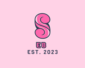 Fashion Show - Pink Fashion Letter S logo design