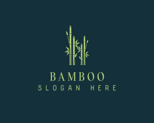 Eco Oriental Bamboo logo design