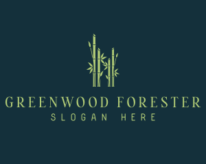 Eco Oriental Bamboo logo design