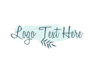 Leaf - Watercolor Leaf Brand logo design