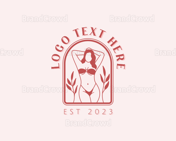 Bikini Swimsuit Body Logo