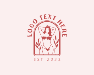 Dermatology - Bikini Swimsuit Body logo design