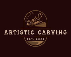 Carving - Carpentry Wood Planer logo design