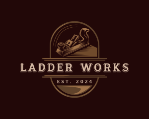 Carpentry Wood Planer logo design