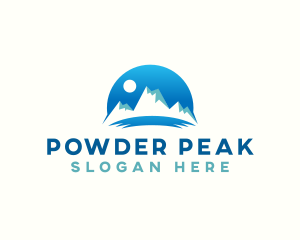 Peak Mountain Nature logo design