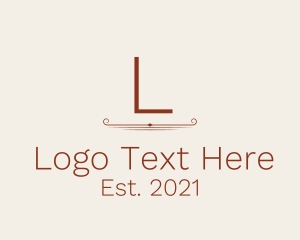 Instagram - Brown Classic Letter logo design