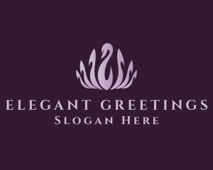 Elegant Swan Hotel logo design