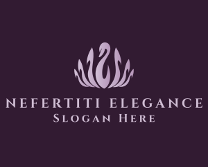 Elegant Swan Hotel logo design