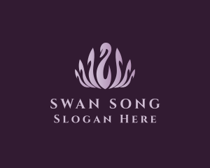 Elegant Swan Hotel logo design