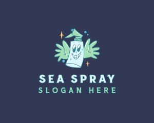 Clean Spray Sanitation logo design