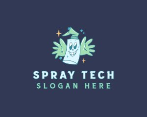 Clean Spray Sanitation logo design