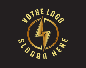 Energy Lightning Element Logo