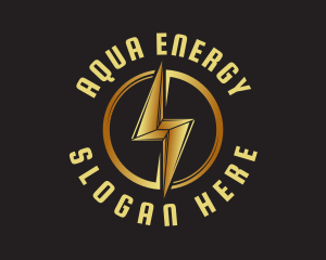 Energy Lightning Element logo design