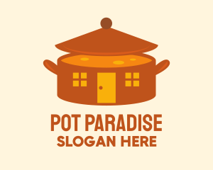 Pot - Home Cooking Soup Pot logo design