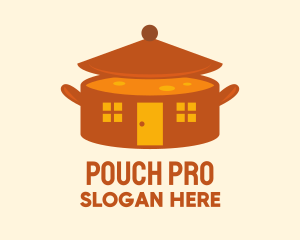 Home Cooking Soup Pot logo design