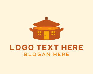 Pot - Home Cooking Soup Pot logo design