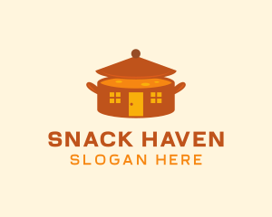 Home Cooking Soup Pot logo design