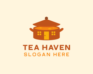 Home Cooking Soup Pot logo design