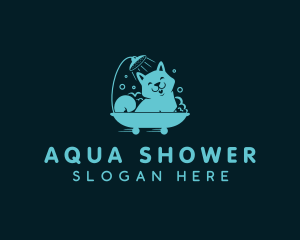 Puppy Shower Pet Grooming logo design