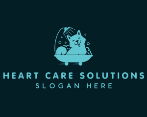 Puppy Shower Pet Grooming logo design