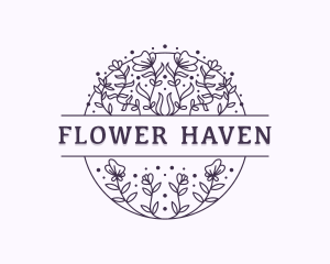 Stylish Flower Boutique  logo design