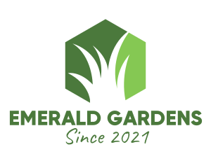 Green Grass Gardening  logo design