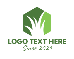 Grass Care - Green Grass Gardening logo design