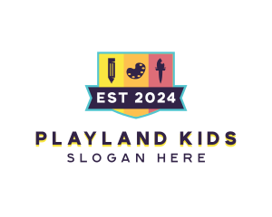 Kindergarten School Daycare logo design