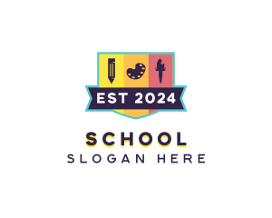 Kindergarten School Daycare logo design