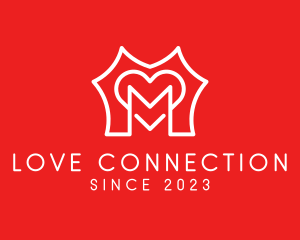 Romance - Heart Dating Romance logo design