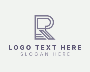 Letter R - Architecture Builder Structure logo design