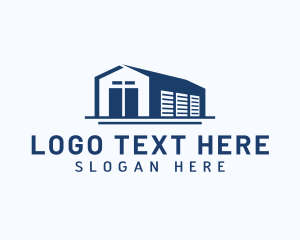 Courier - Warehouse Packaging Facility logo design