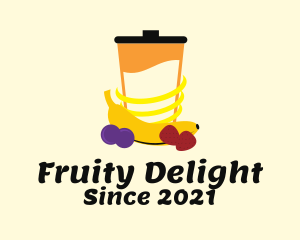 Fresh Fruit Blender  logo design